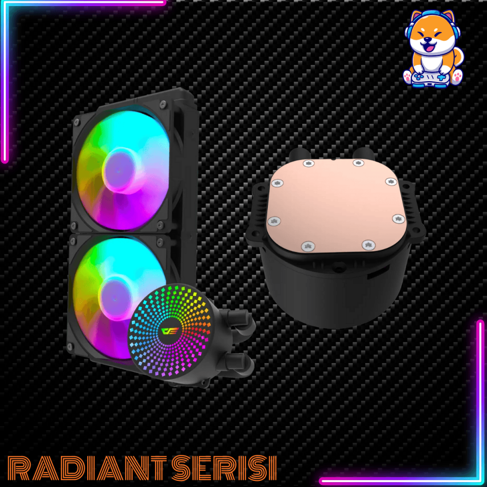 DarkFlash 240mm Siyah Sıvı İşlemci (CPU) Soğutucu DC240